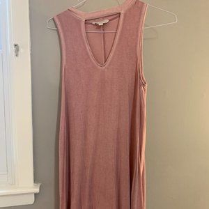 adorable pink t-shirt style dress